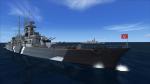 FSX/FS2004 Pilotable German WW2 Heavy Cruiser Prinz Eugen